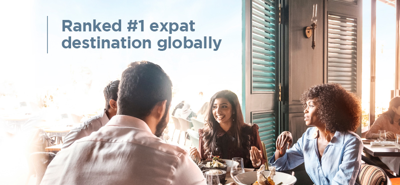 Ranked #1 expat destination globally